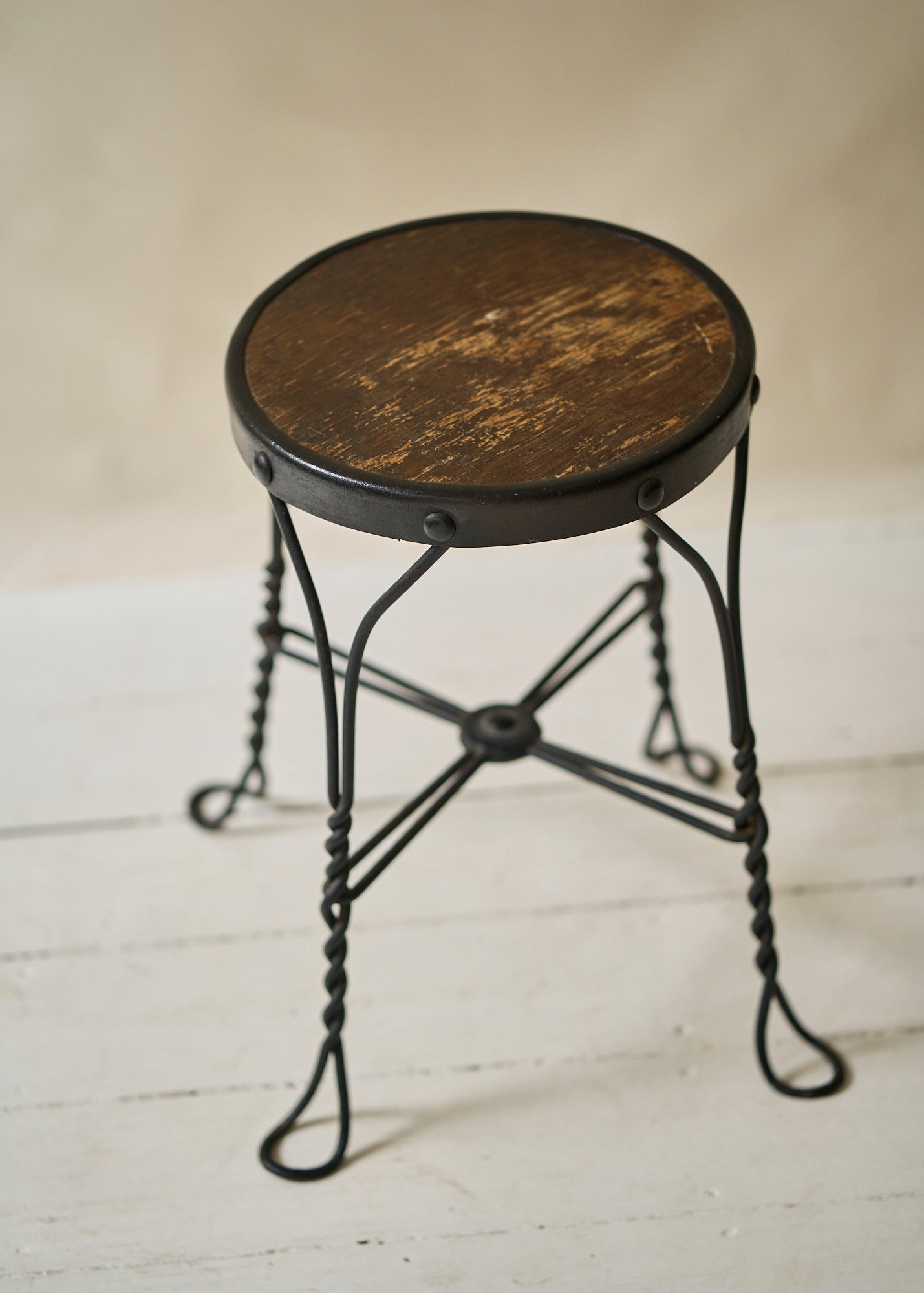 Antique Ice Cream Parlor Stool