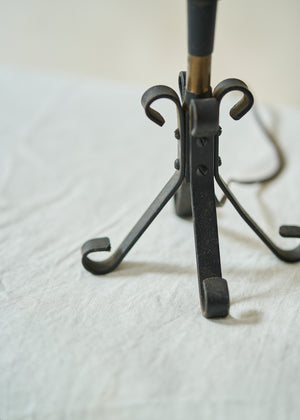 Vintage Wrought Iron Table Lamp
