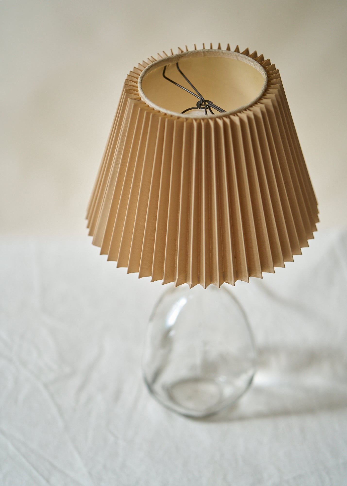 Vintage Glass Table Lamp