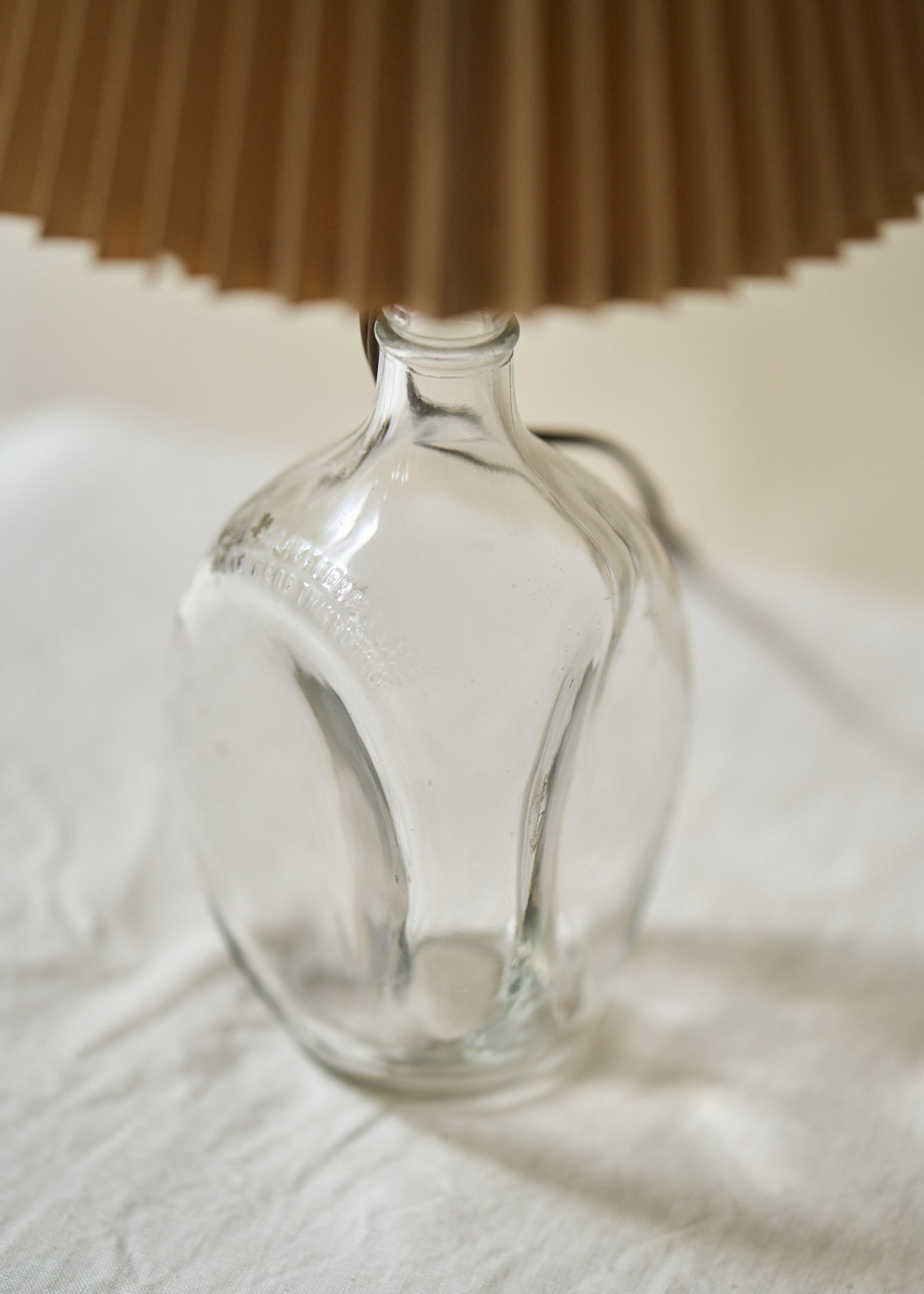 Vintage Glass Table Lamp
