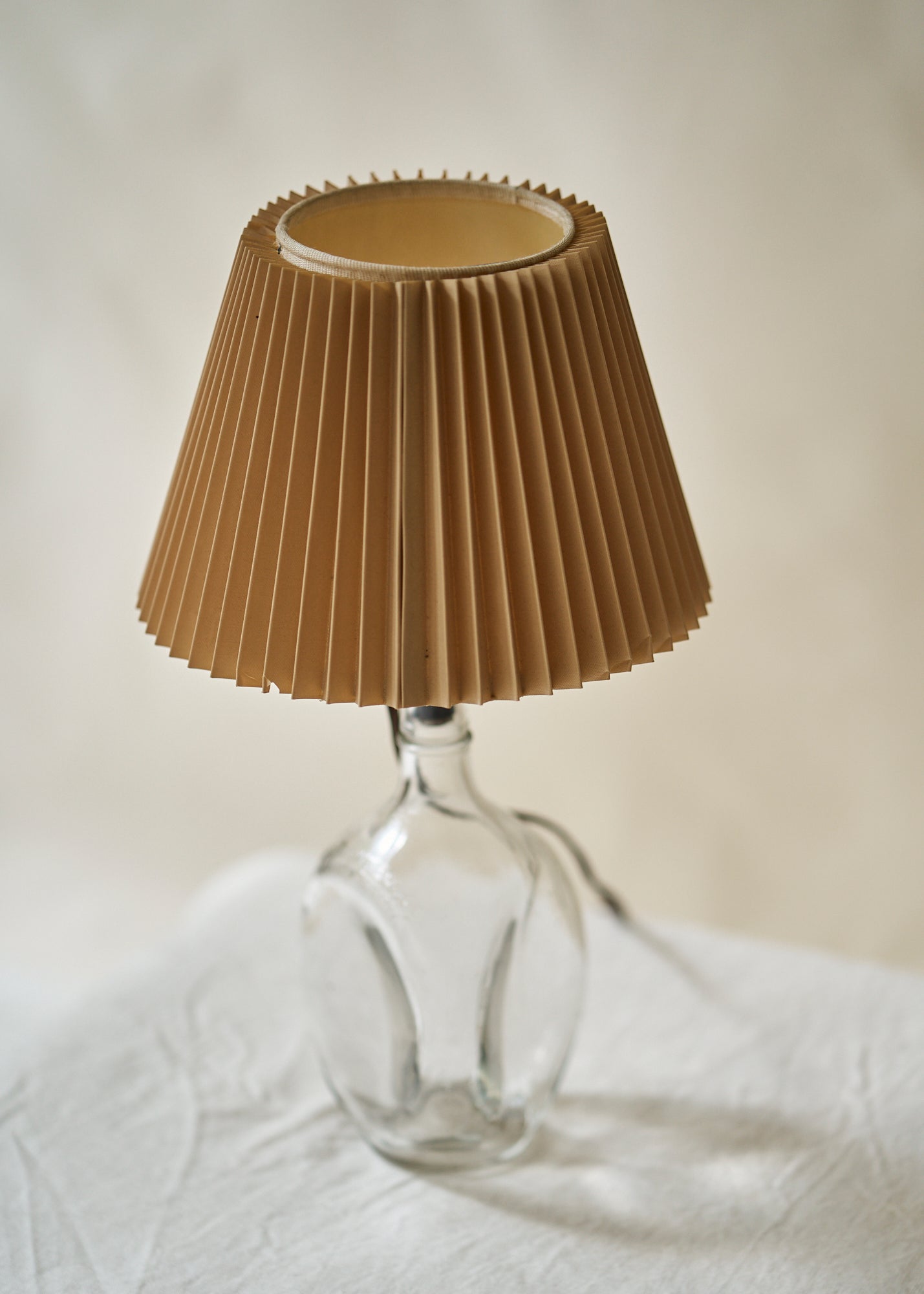 Vintage Glass Table Lamp