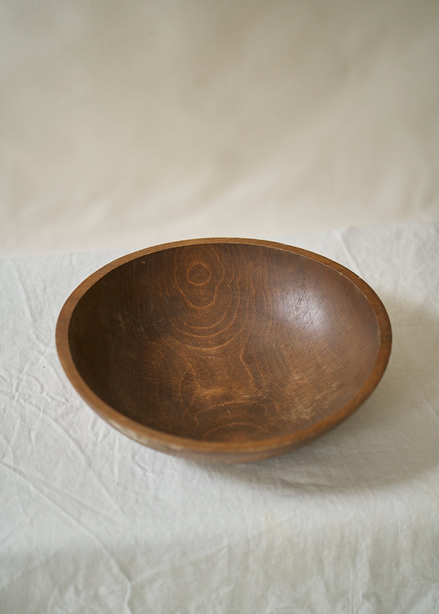 Antique Handmade Wood Bowl