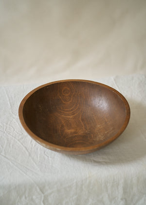 Antique Handmade Wood Bowl