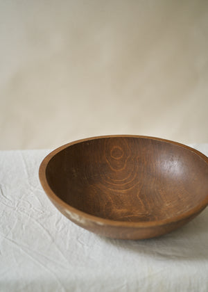 Antique Handmade Wood Bowl