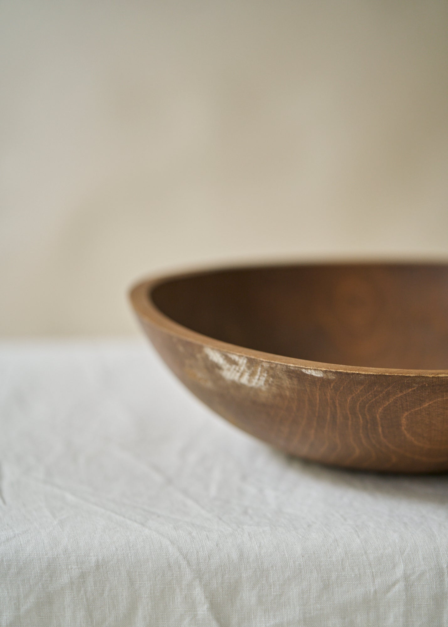 Antique Handmade Wood Bowl