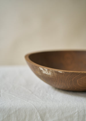 Antique Handmade Wood Bowl