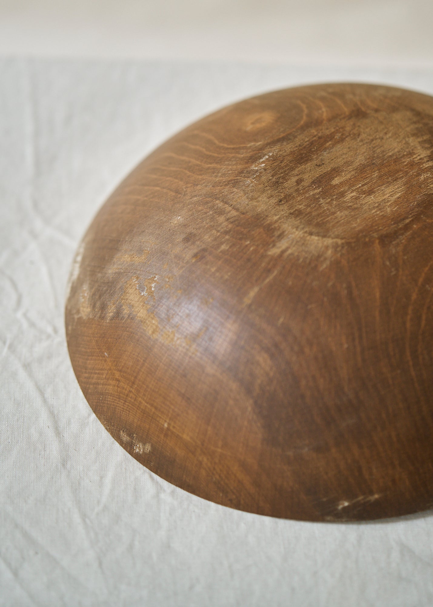 Antique Handmade Wood Bowl