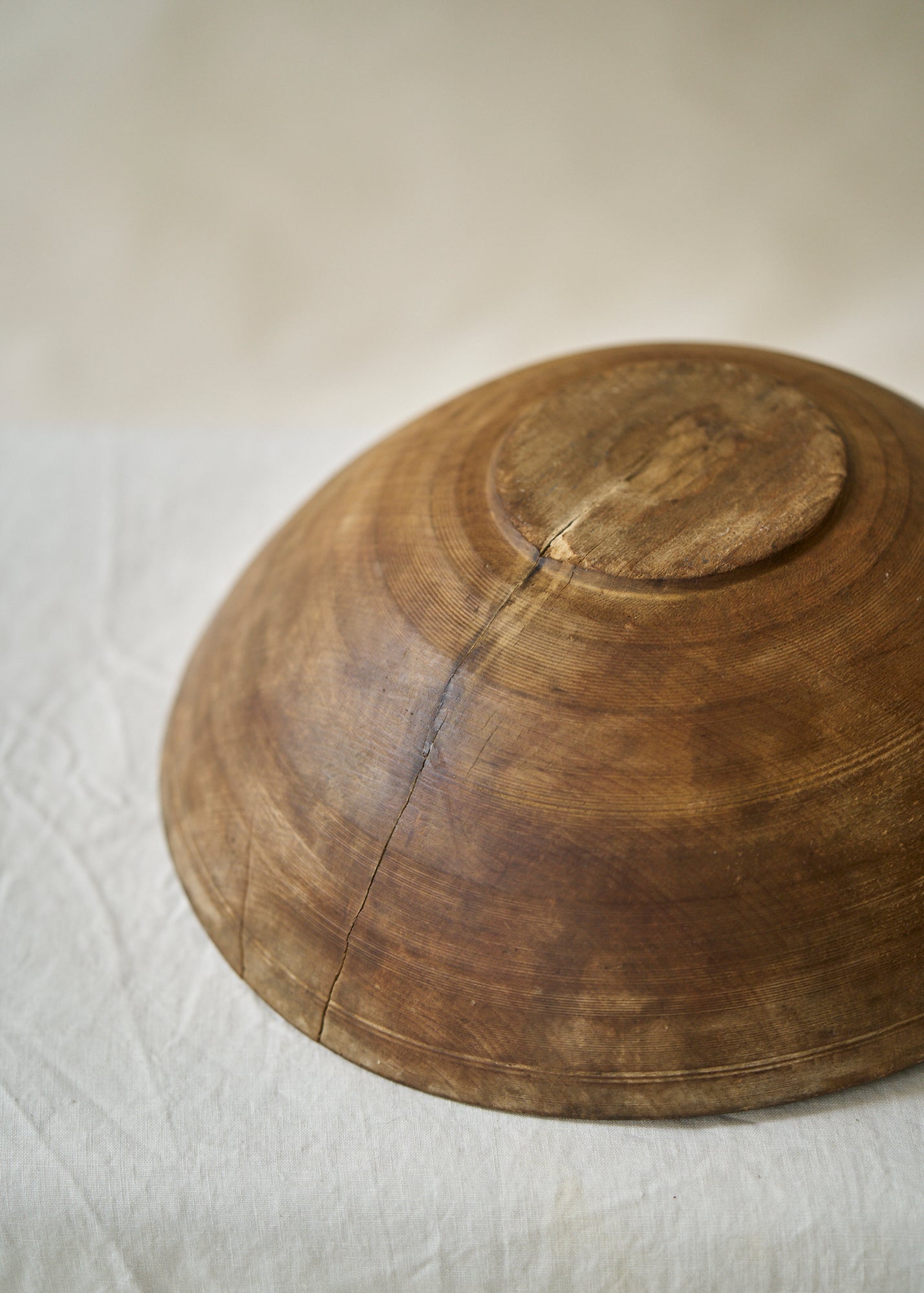 Antique Wooden Bowl
