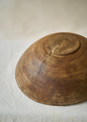 Antique Wooden Bowl