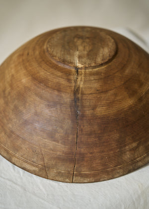 Antique Wooden Bowl