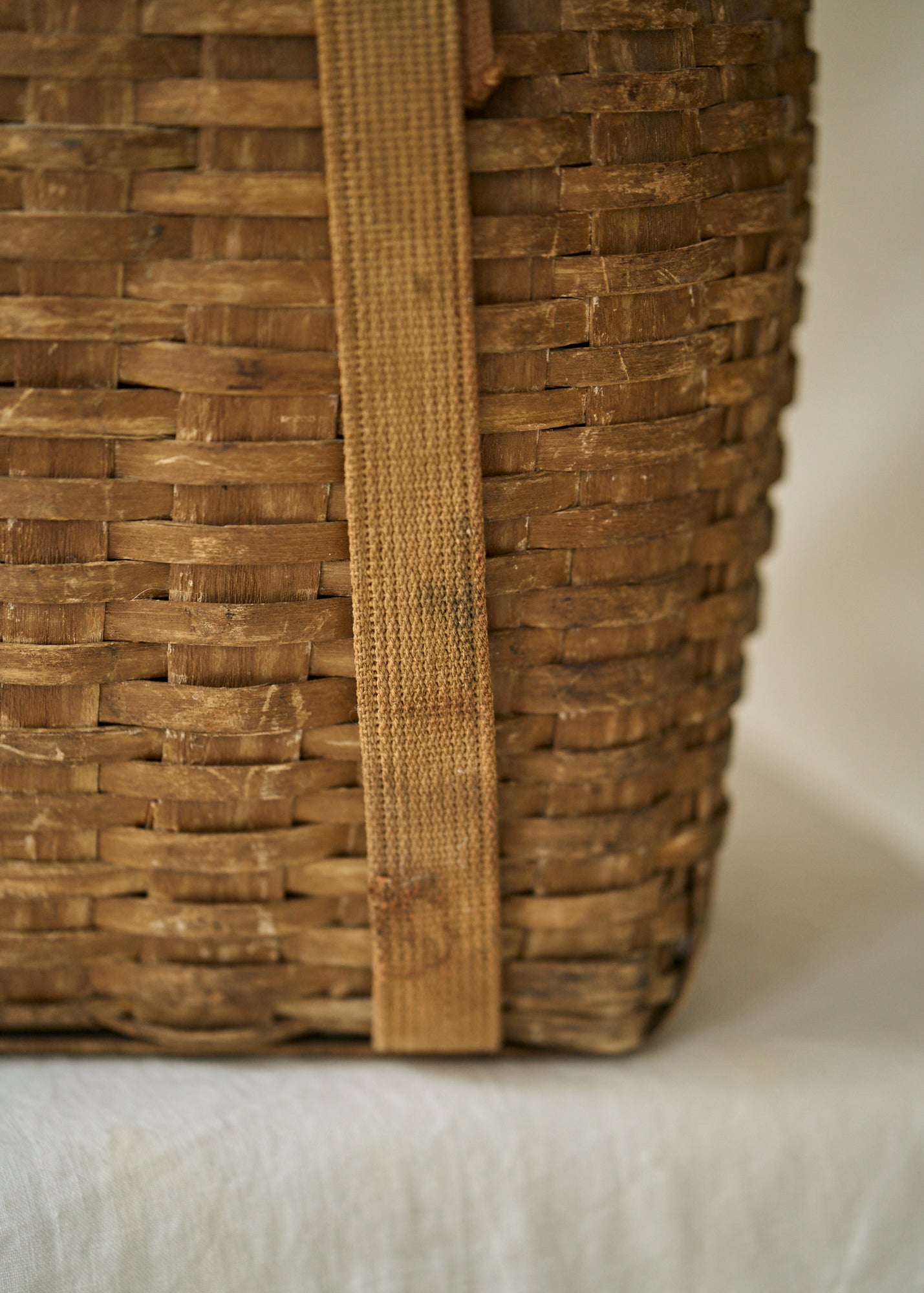 Large Antique Pack Basket