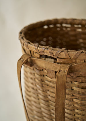 Large Antique Pack Basket