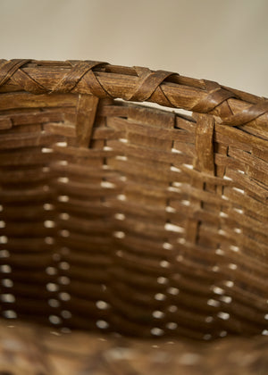 Large Antique Pack Basket