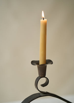 Antique Wrought Iron Candle Holder