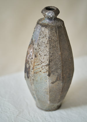 Vintage Wood Fired Ceramic Vase