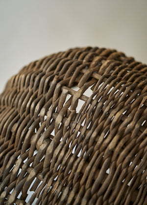 Antique Primitive Handwoven Basket