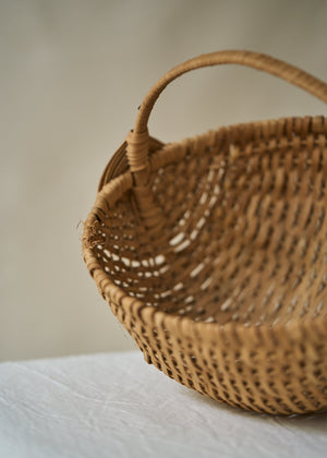 Antique Primitive Handwoven Basket