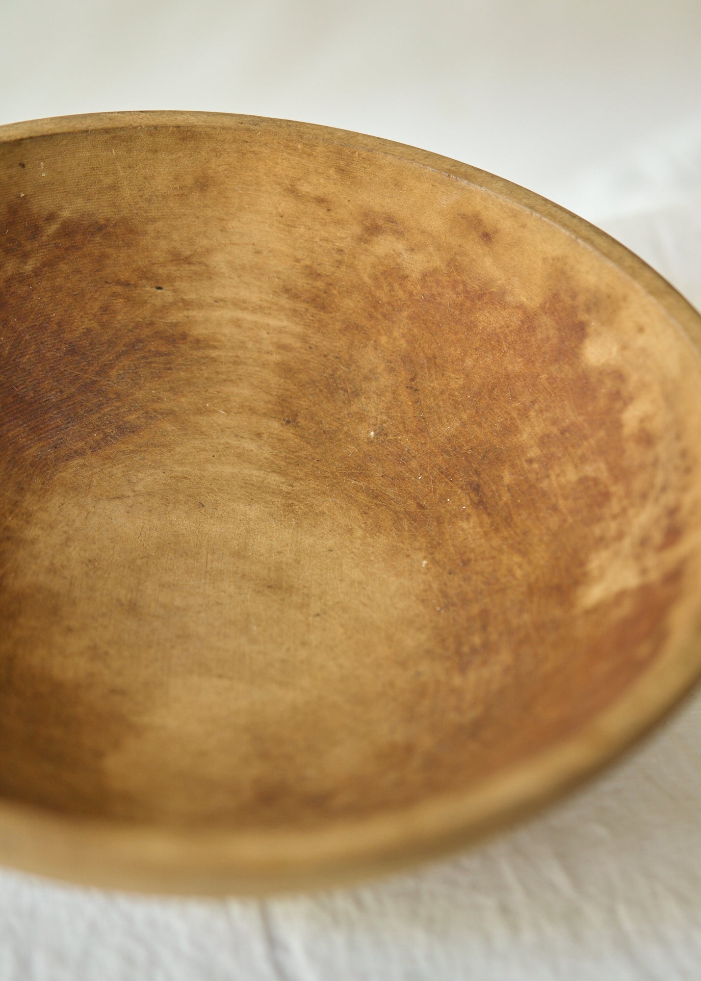 Antique Handmade Wood Bowl
