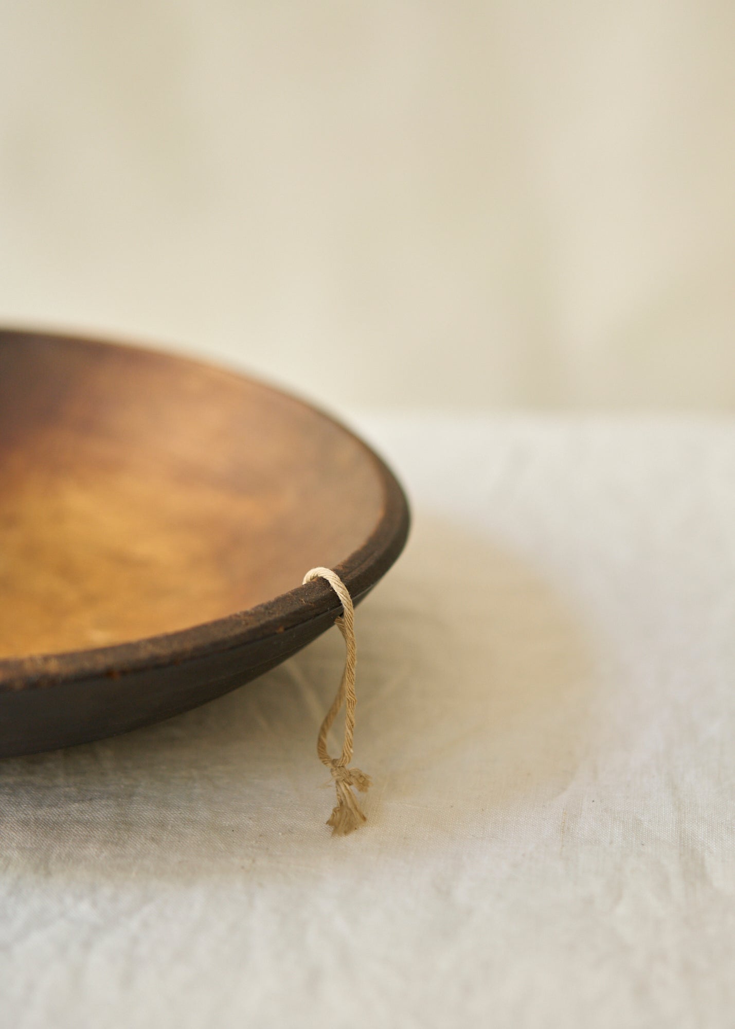 Antique Handmade Wood Bowl