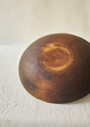 Antique Handmade Wood Bowl
