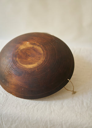 Antique Handmade Wood Bowl