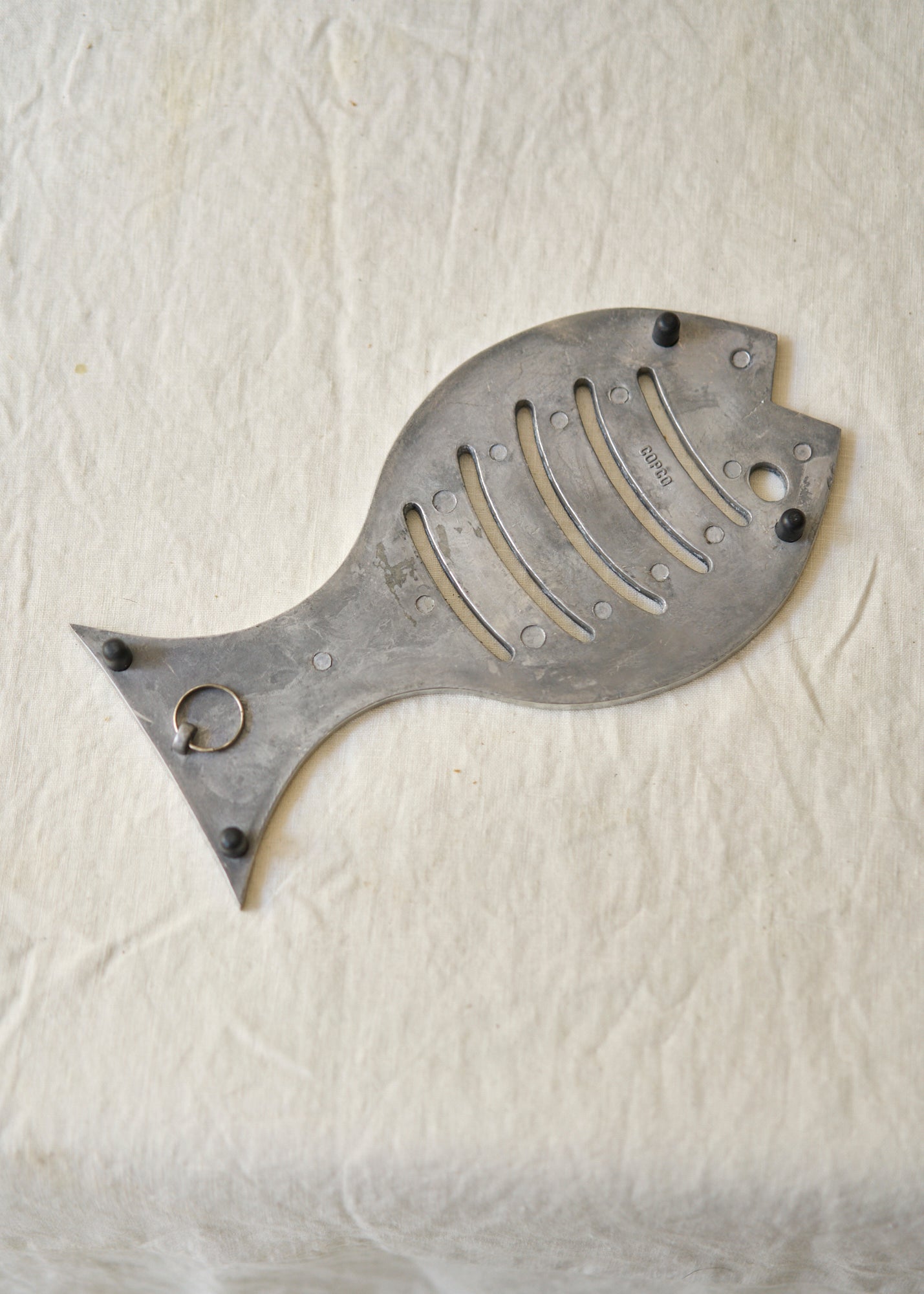 Vintage Metal Fish Trivet
