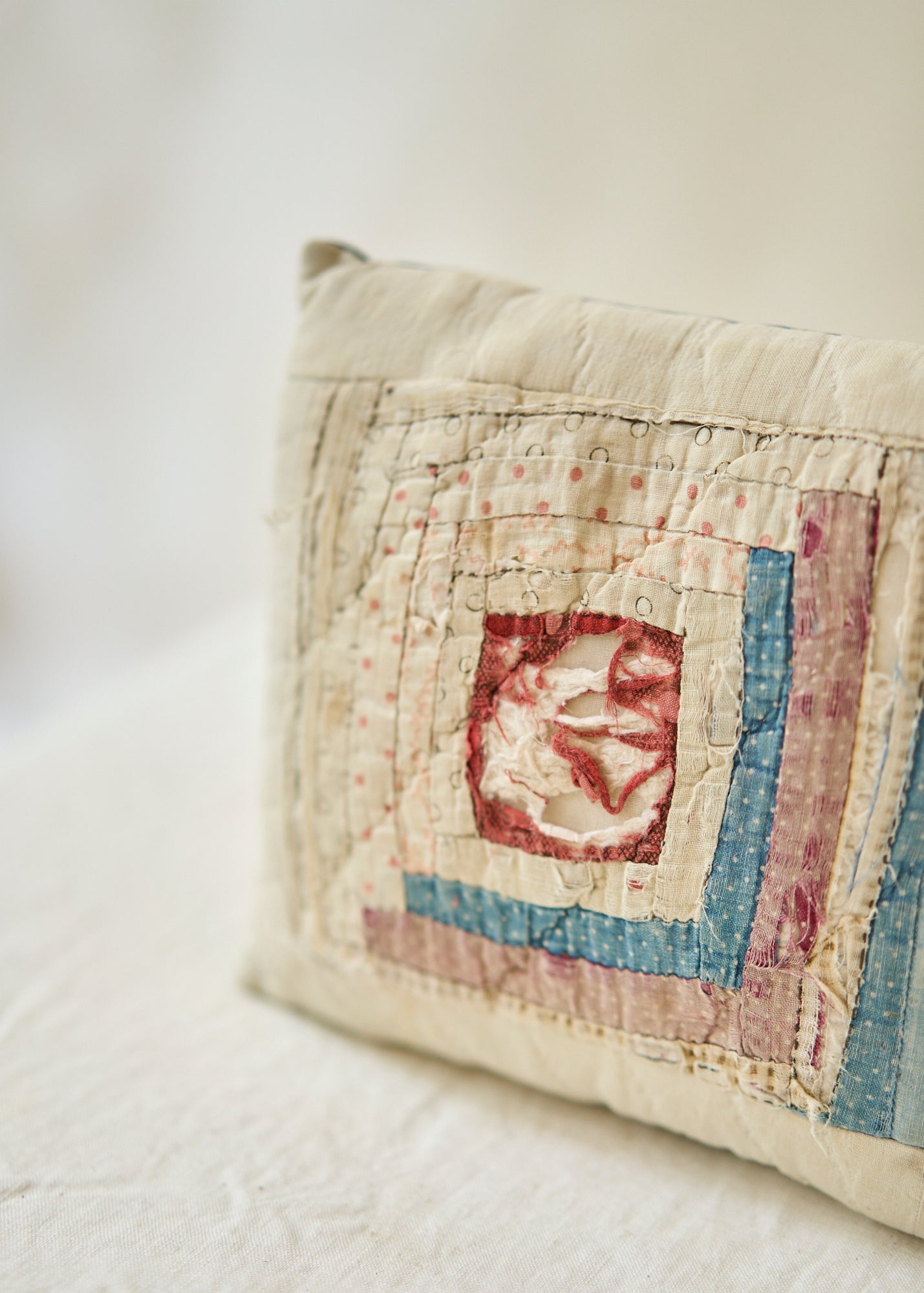 Antique Quilt Accent Pillow