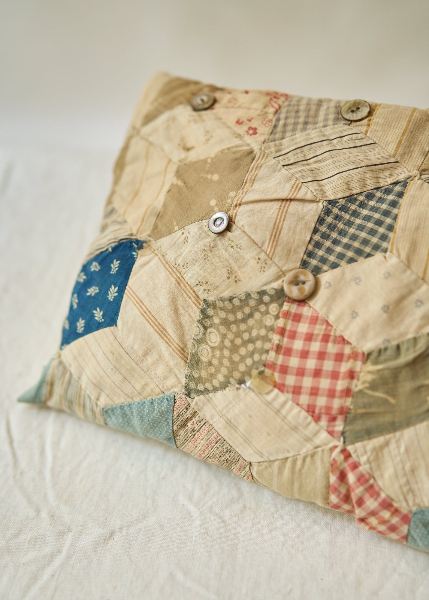 Antique Quilt Accent Pillow
