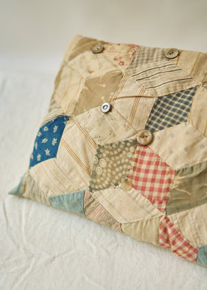 Antique Quilt Accent Pillow