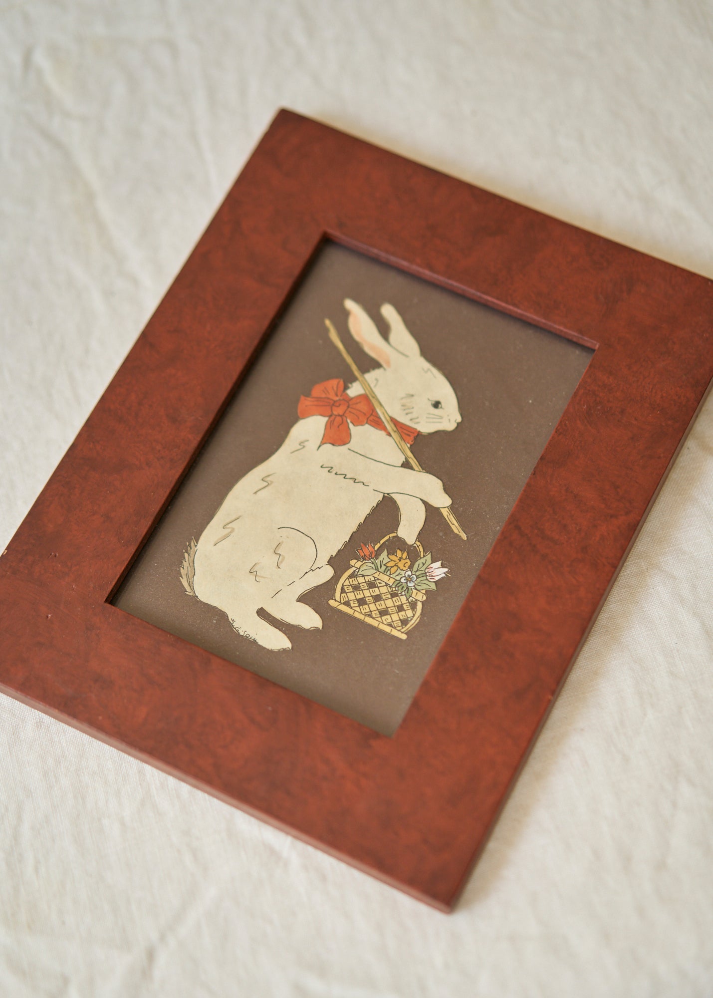 Folk Art Paper Cut Rabbit