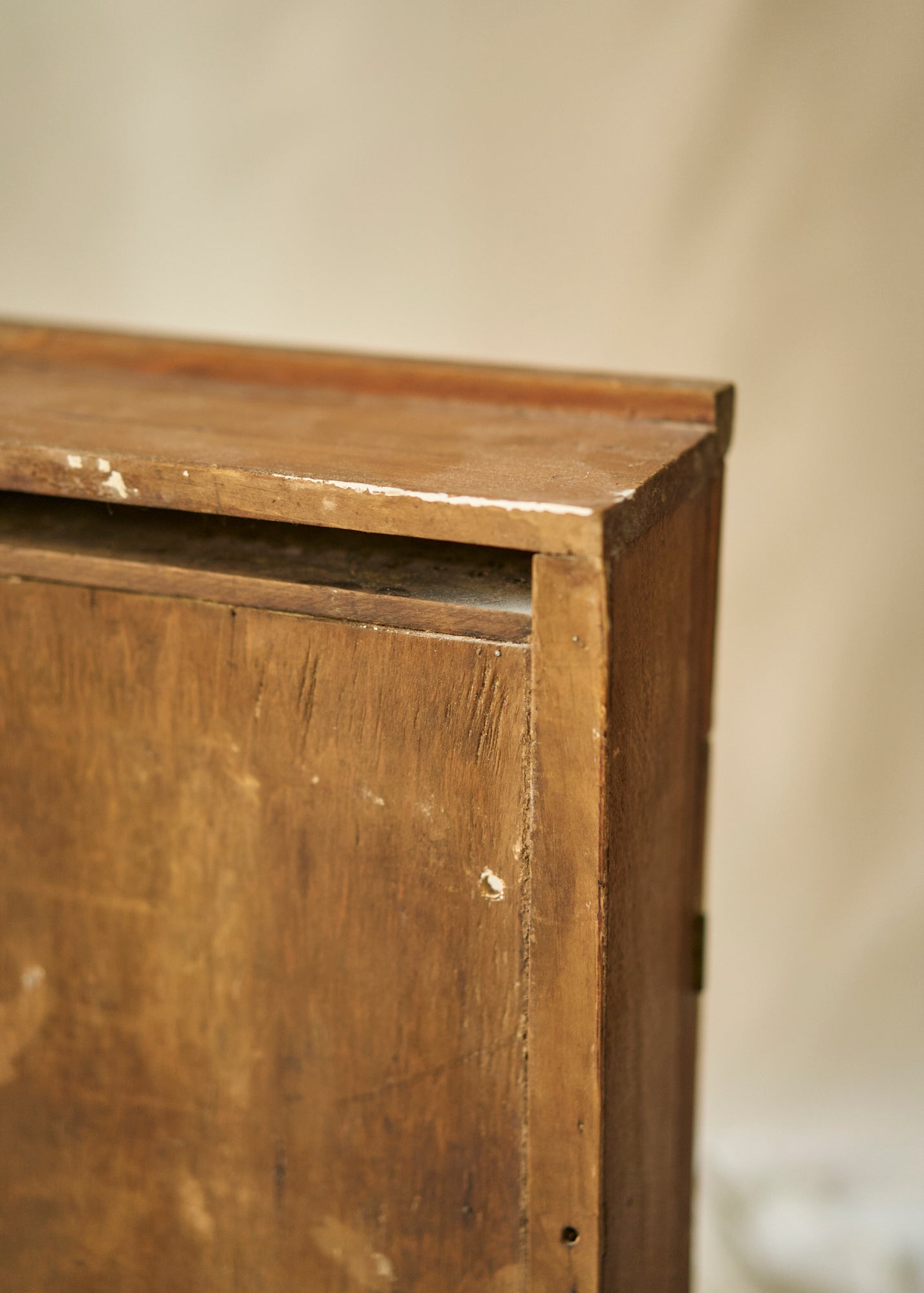 Antique Glass Front Cabinet