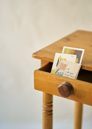Antique Shaker Style Wood Side Table