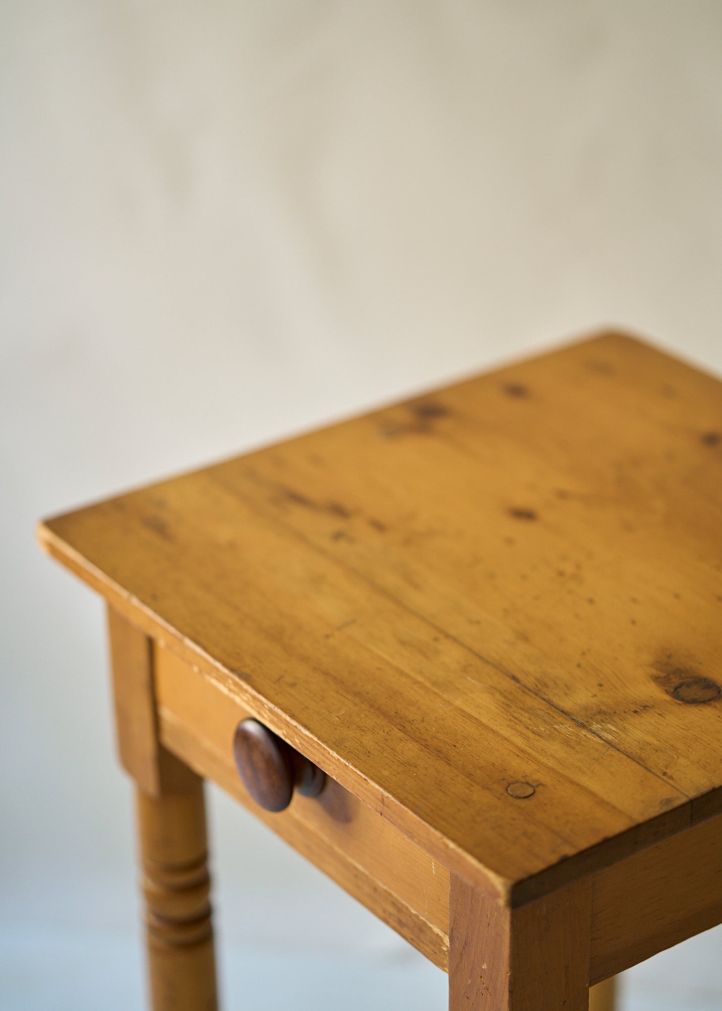 Antique Shaker Style Wood Side Table