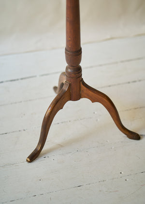 Antique Wood Candle Stand