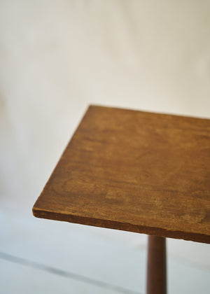 Antique Wood Candle Stand