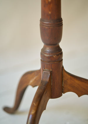 Antique Wood Candle Stand