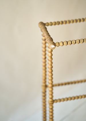 Antique Spindle Leg Blanket Rack