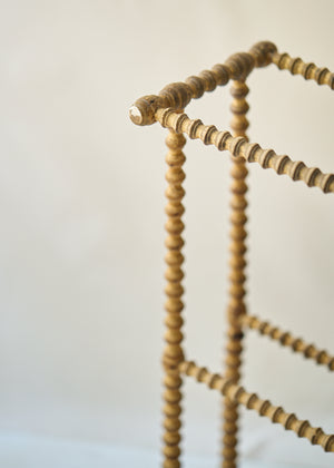 Antique Spindle Leg Blanket Rack