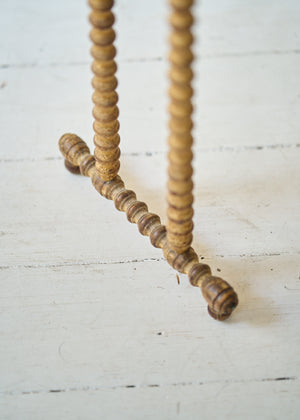 Antique Spindle Leg Blanket Rack