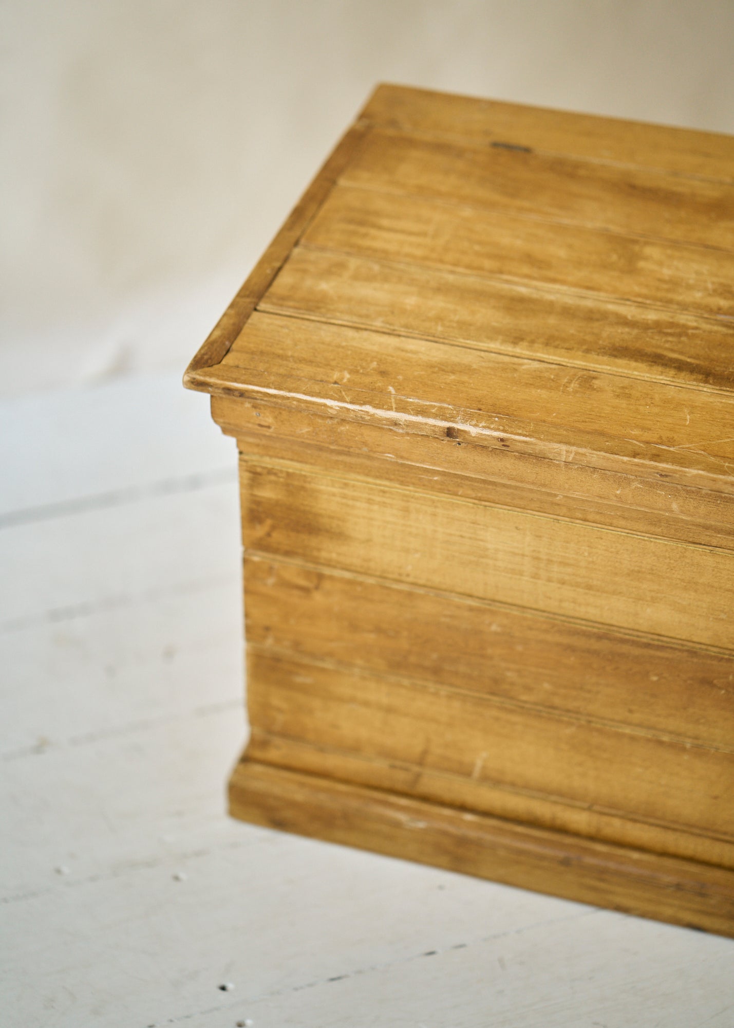 Vintage Wood Storage Box