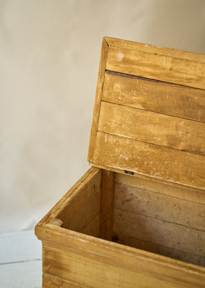 Vintage Wood Storage Box