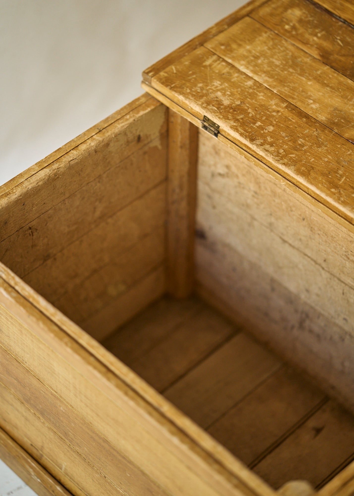 Vintage Wood Storage Box