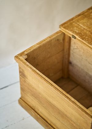 Vintage Wood Storage Box
