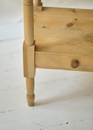 Antique Wood Wash Stand