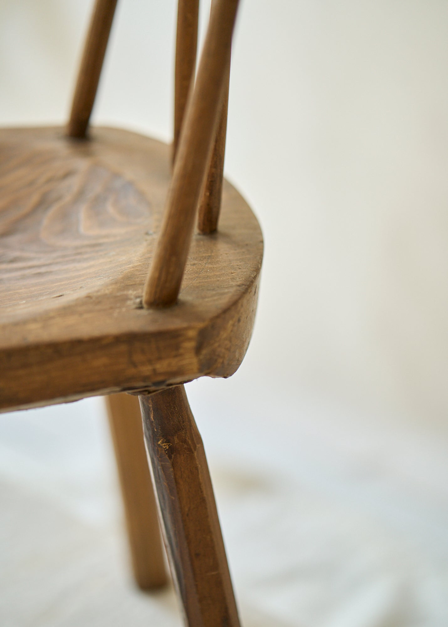Antique Solid Wood Child's Chair