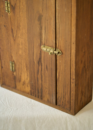 Vintage Wood Wall Cabinet
