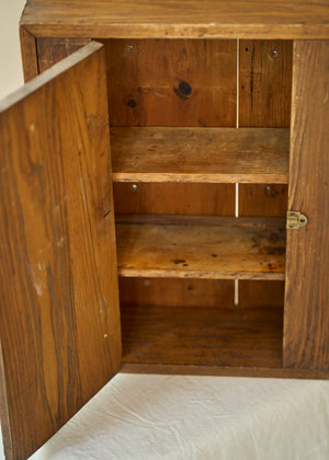 Vintage Wood Wall Cabinet