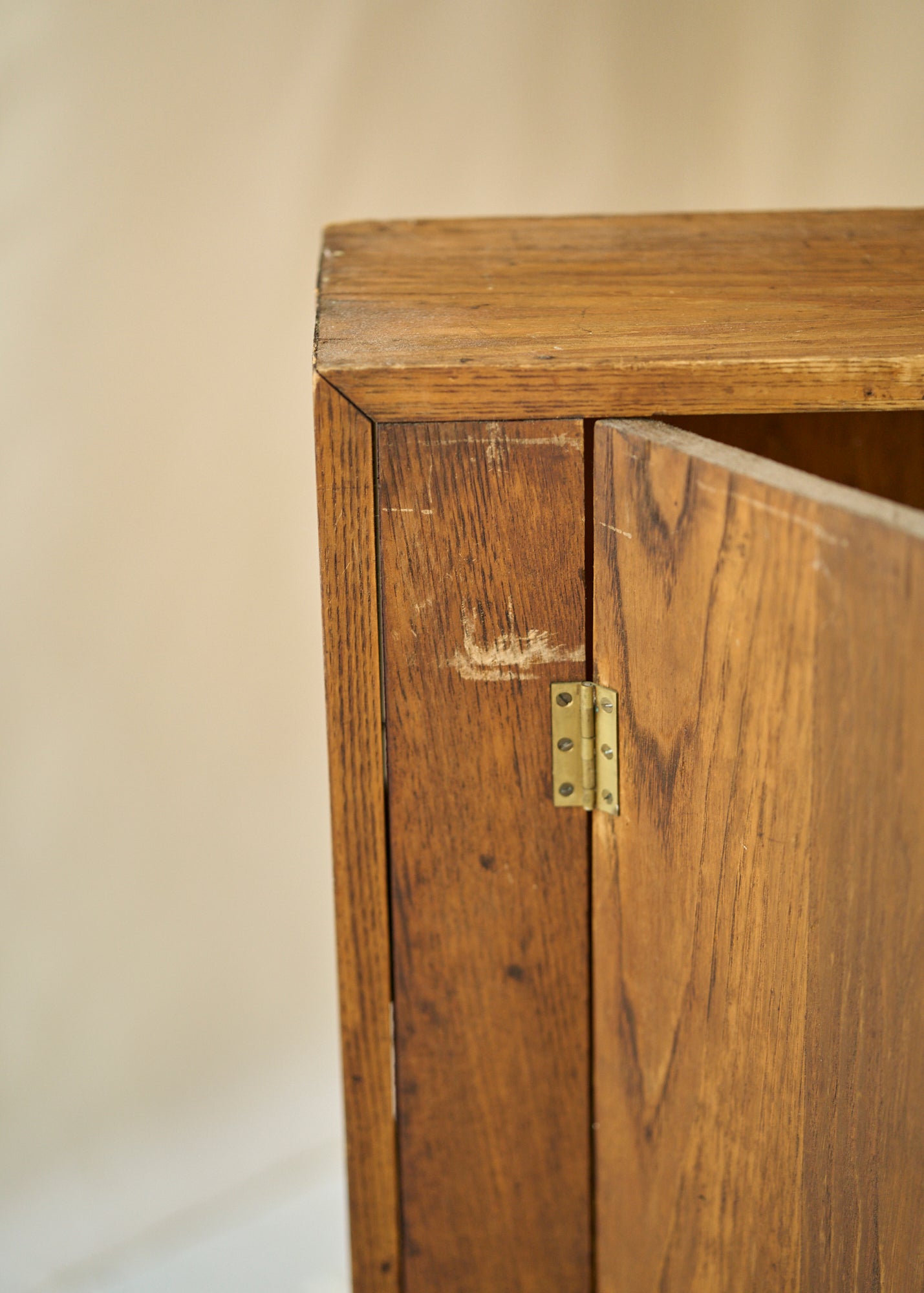 Vintage Wood Wall Cabinet