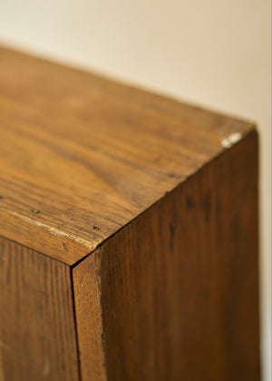 Vintage Wood Wall Cabinet