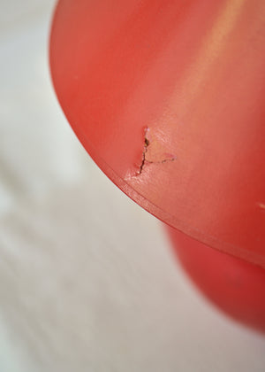 Vintage Red Table Lamp